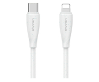 USAMS Kabel Green Series 30W USB-C do Lightning 1m biały - 1569054 - zdjęcie 1